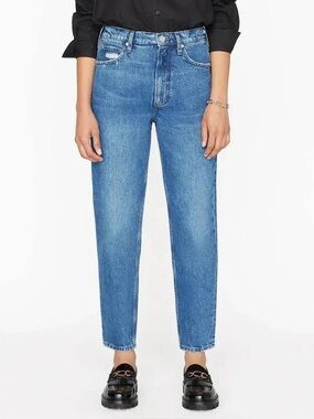 FRAME Straight Leg Jeans 28 Minimalist Clean Girl Vintage Classic Denim